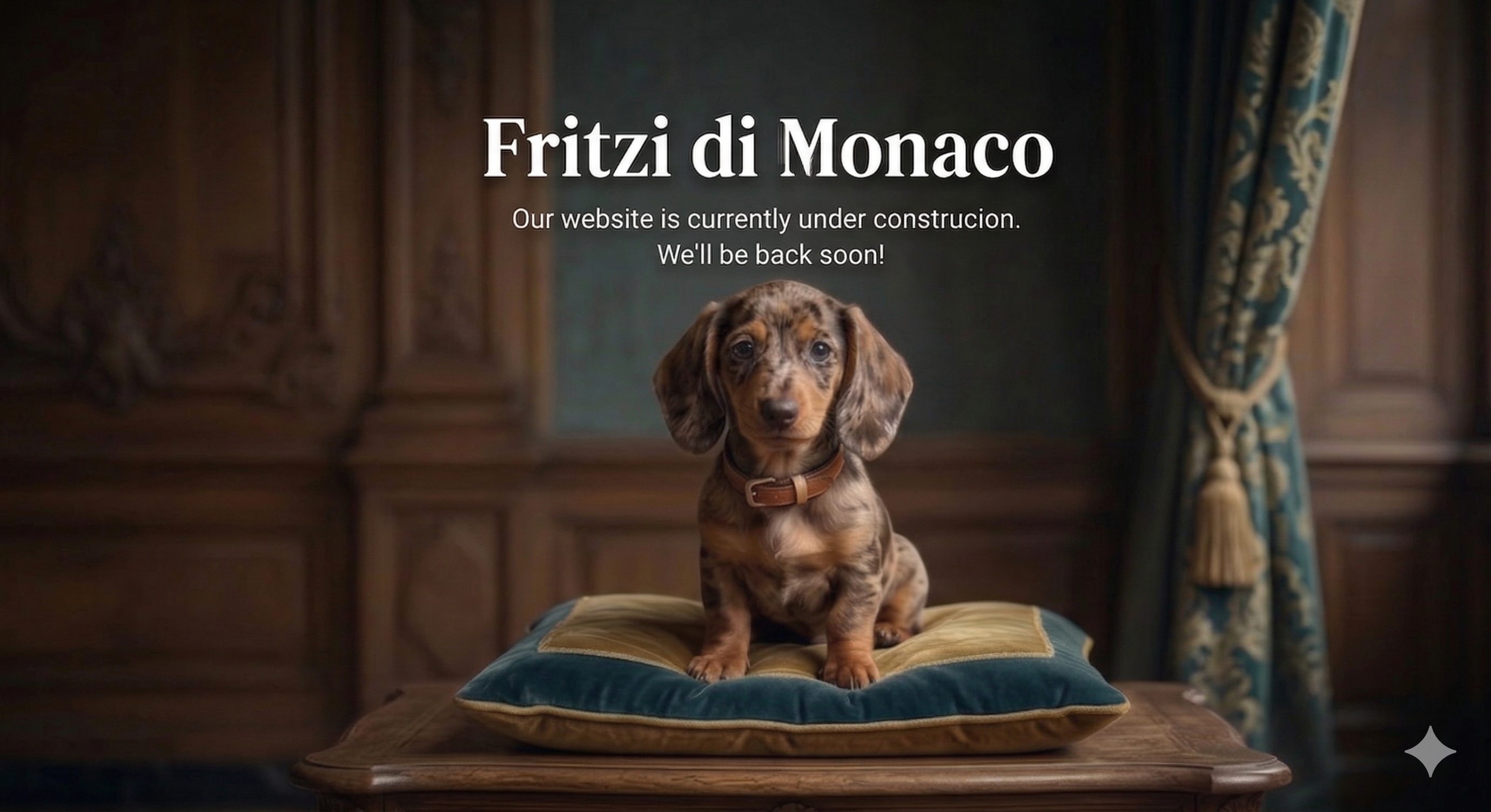 Fritzi di Monaco - Our website is currently under construction. We'll be back soon!